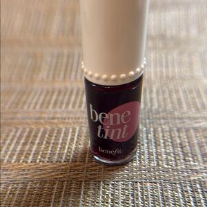 Benefit
Rose tinted lip, and cheek stain